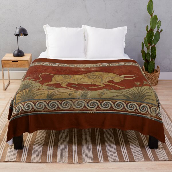 Item preview, Minoan Aurochs Schematic: The Seismic Beast Print designed and sold by FreiherrPK.