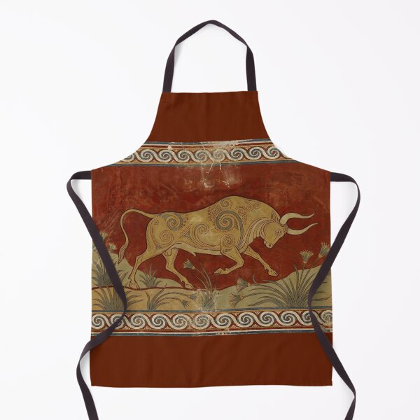 Item preview, Minoan Aurochs Schematic: The Seismic Beast Print designed and sold by FreiherrPK.