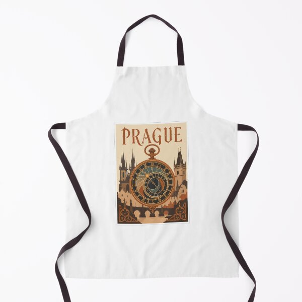 Item preview, Prague Astronomical Clock Travel Poster designed and sold by Beyond Destinations.