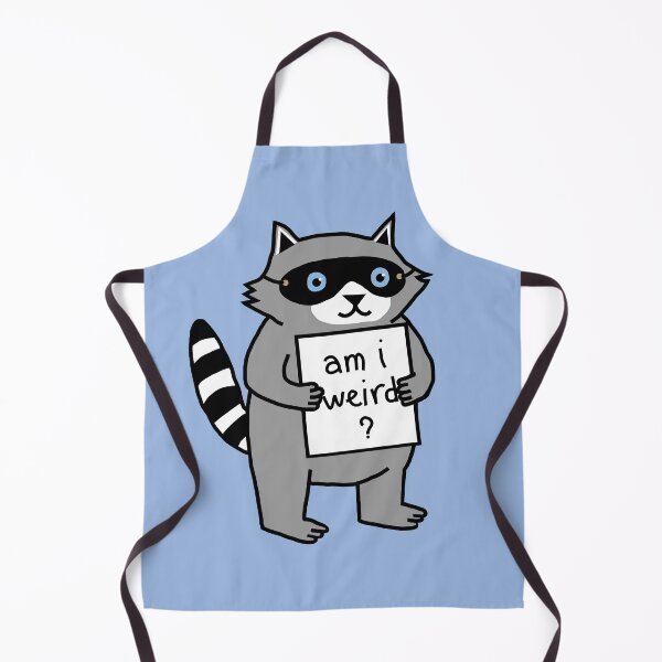 Item preview, Cute Raccoon asks Am I Weird? designed and sold by ellenhenry.