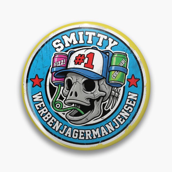 Item preview, Smitty Werbenjagermanjensen He Was Number One Retro Skull designed and sold by AdyKurniawan.