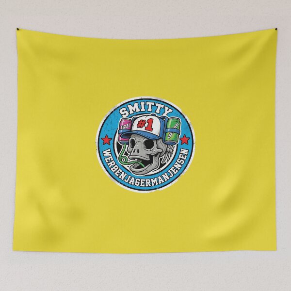 Item preview, Smitty Werbenjagermanjensen He Was Number One Retro Skull designed and sold by AdyKurniawan.