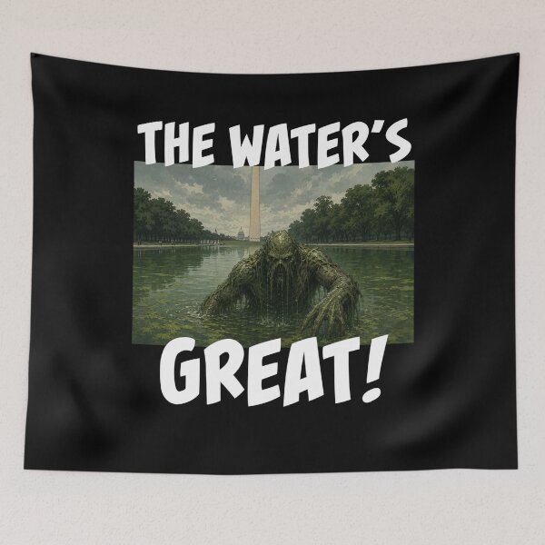 Item preview, Swamp Monster Washington Monument The Water’s Great  designed and sold by cakematel.
