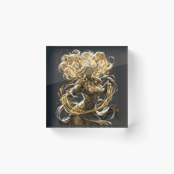 Item preview, Golden Celestial Goddess Fantasy Art designed and sold by MythicMood.