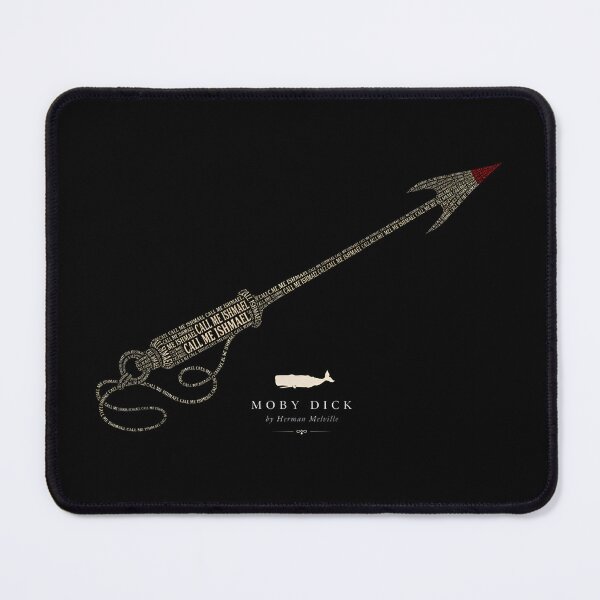Item preview, Call Me Ishmael Moby Dick Typography Harpoon Word Cloud Art designed and sold by Fenay Designs.