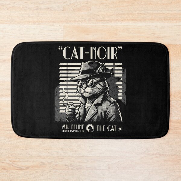 Item preview, Cat-Noir Private Investigator Funny Detective Cat Retro Comic designed and sold by AdyKurniawan.