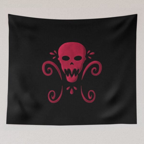 Item preview, The Fright Squad: RingCaster's Damask Skull designed and sold by Wlhcomics.