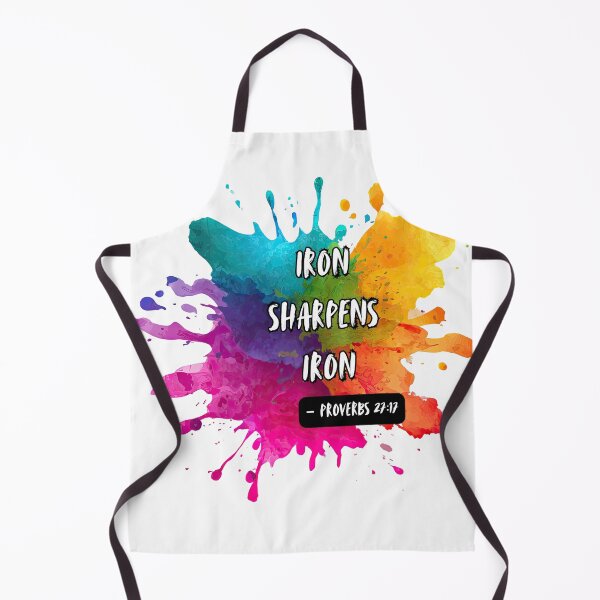 Item preview, Colourful splash - Iron sharpens Iron designed and sold by The Tired Mamma.