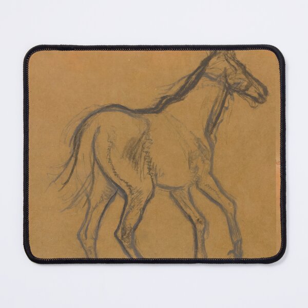 Item preview, Charcoal Study of a Walking Horse designed and sold by artofuniverse.