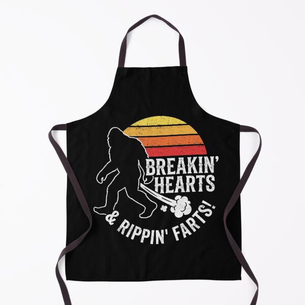 Item preview, Breakin Hearts Rippin Farts Bigfoot Sunset Camp Humor designed and sold by FreshVibe Prints.