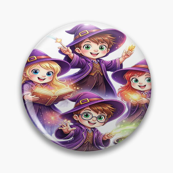 Item preview, Young Wizards and the Enchanted Cauldron designed and sold by Artisan Finds Online.