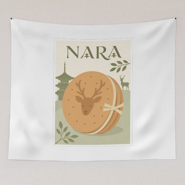 Item preview, Nara Deer Cookie Travel Poster designed and sold by Beyond Destinations.