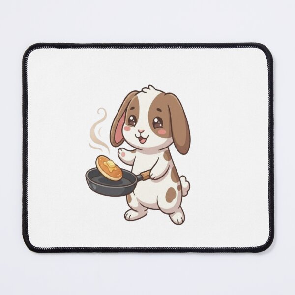 Item preview, Cute Bunny Flipping Breakfast Pancake designed and sold by Ella_Sketch.