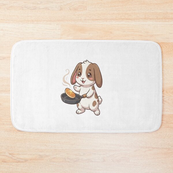 Item preview, Cute Bunny Flipping Breakfast Pancake designed and sold by Ella_Sketch.