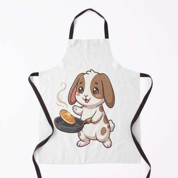 Item preview, Cute Bunny Flipping Breakfast Pancake designed and sold by Ella_Sketch.