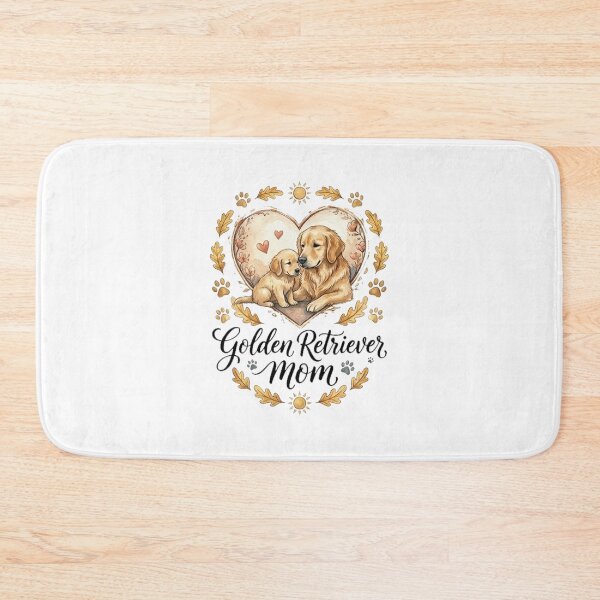 Item preview, Golden Retriever Mom and Puppy Heart designed and sold by YounexxART.
