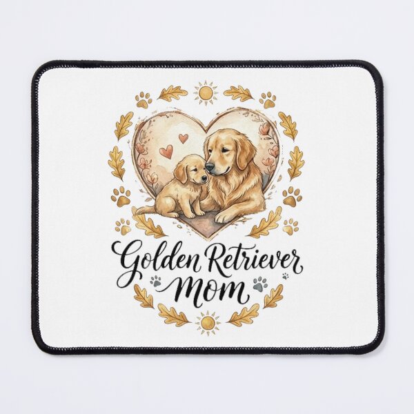 Item preview, Golden Retriever Mom and Puppy Heart designed and sold by YounexxART.