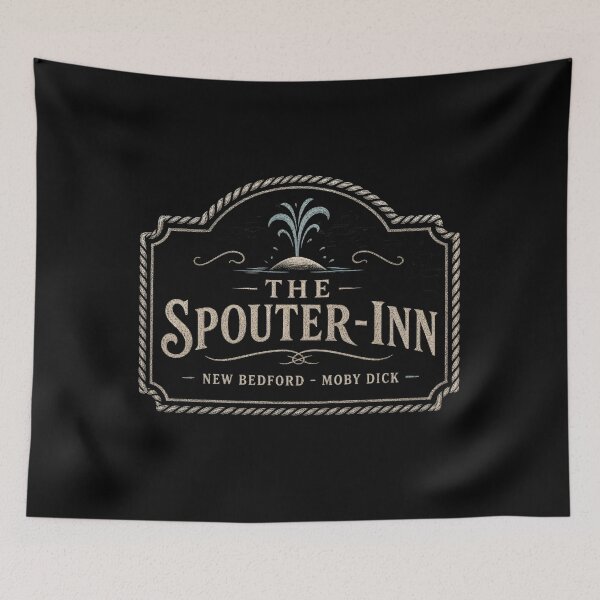 Item preview, The Spouter-Inn New Bedford Moby Dick Vintage Tavern Sign designed and sold by Fenay Designs.