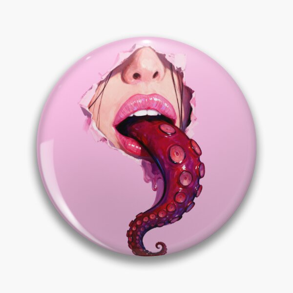 Item preview, Deep Within Surreal Tentacle Pop Art Illustration designed and sold by ModriArt.