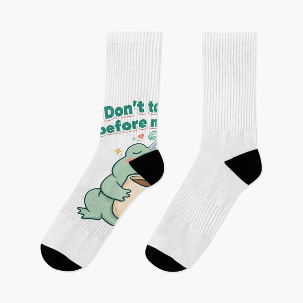 Item preview, Cute Frog Don't Talk Before Coffee designed and sold by Desola-Studio.
