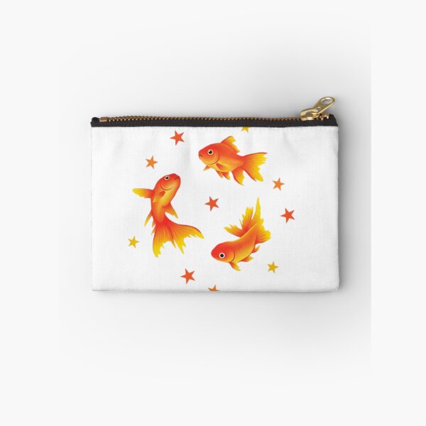 Item preview, Watercolor Goldfish and Stars – Cute Orange Fish Swirl Illustration designed and sold by RaresS.