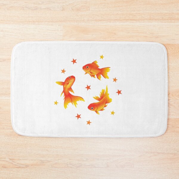 Item preview, Watercolor Goldfish and Stars – Cute Orange Fish Swirl Illustration designed and sold by RaresS.