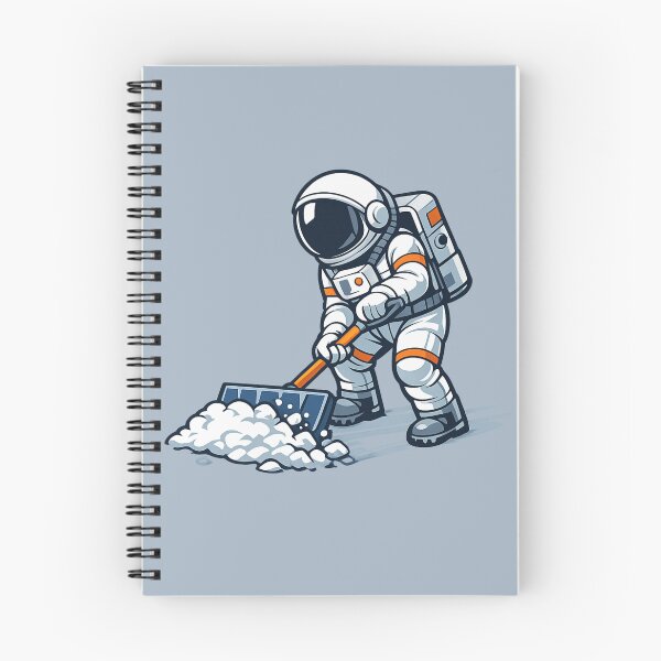 Item preview, Astronaut Snow Shoveling designed and sold by BROHLine Studio.