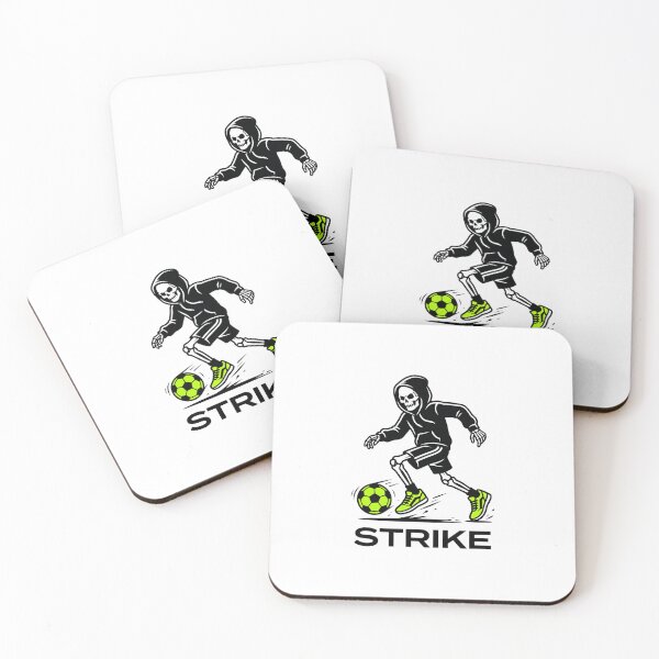 Item preview, Ghost Striker Neon Green Pop Soccer Skeleton Sticker designed and sold by Mr-wow.