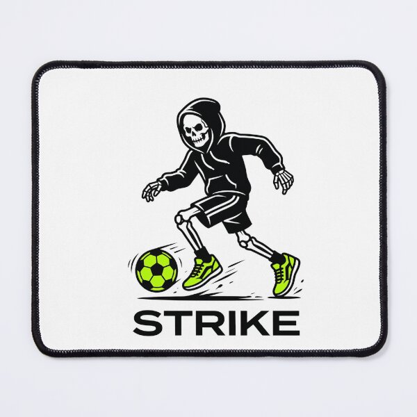 Item preview, Ghost Striker Neon Green Pop Soccer Skeleton Sticker designed and sold by Mr-wow.