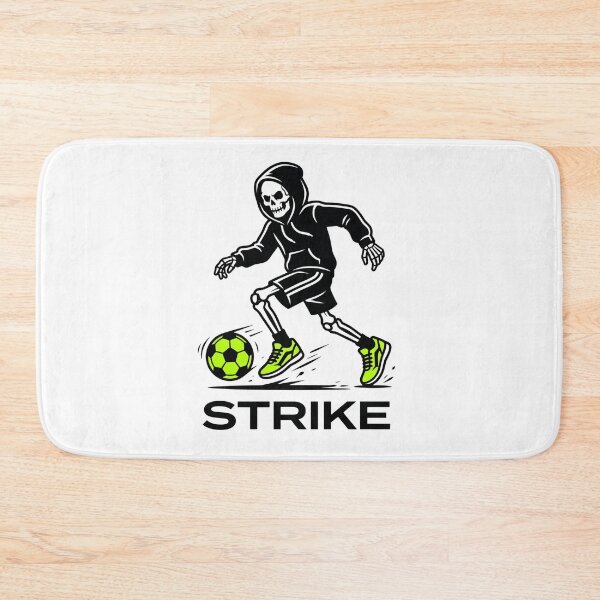 Item preview, Ghost Striker Neon Green Pop Soccer Skeleton Sticker designed and sold by Mr-wow.