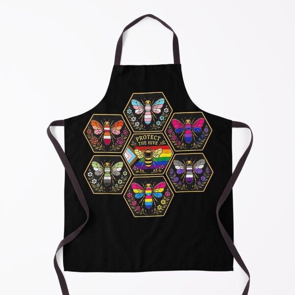 Item preview, Protect the Hive LGBTQ Bee Bisexual Nature Gay Pride Support  designed and sold by cakematel.