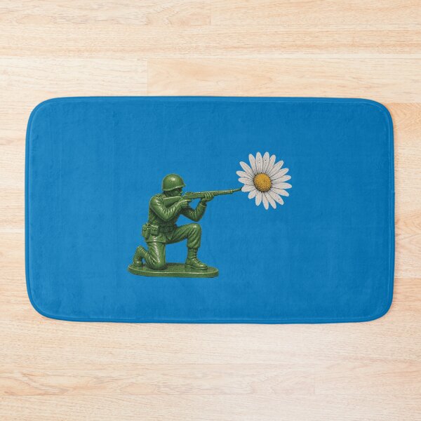 Item preview, Vintage Green Army Man Peace Daisy Flower Retro Toy designed and sold by AdyKurniawan.