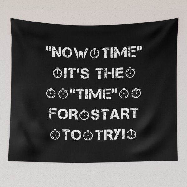 Item preview, Motivational Black and white quote about no Procrastination. designed and sold by Giulivo Store Graphic.