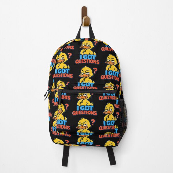 Item preview, I Got Questions Funny Suspicious Duck Design designed and sold by TeeTimeTreasure.