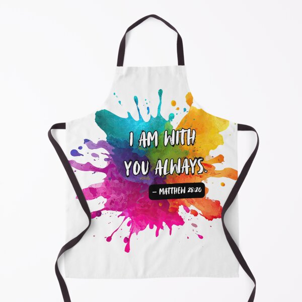 Item preview, Colourful splash - I am with you always designed and sold by The Tired Mamma.