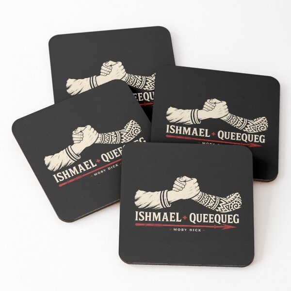 Item preview, Ishmael and Queequeg Friendship Handshake Moby Dick Art designed and sold by Fenay Designs.