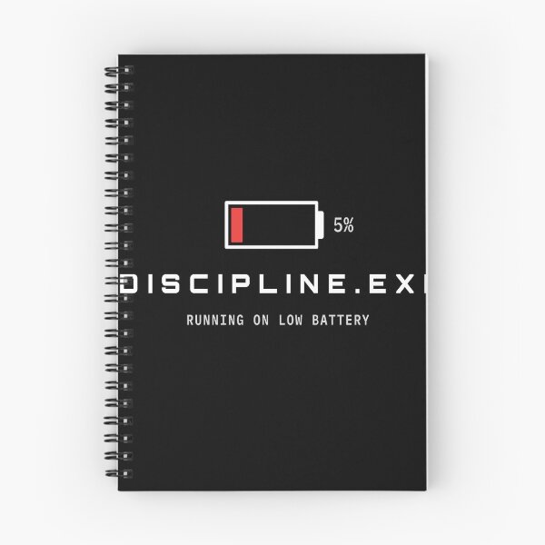 Item preview, Discipline.exe Running On Low Battery Funny Tech Design designed and sold by AM   Store.