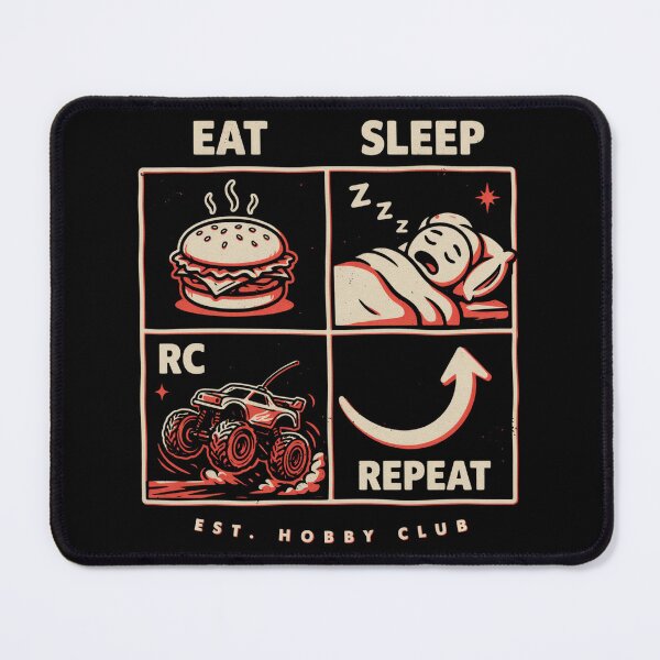 Item preview, Eat Sleep RC Repeat - Funny RC Racing Vintage designed and sold by No Excuses Supply.