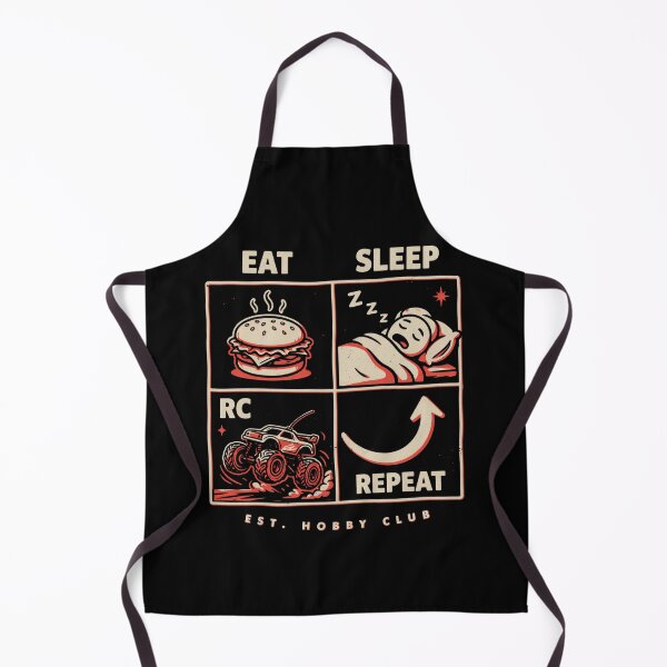 Item preview, Eat Sleep RC Repeat - Funny RC Racing Vintage designed and sold by No Excuses Supply.