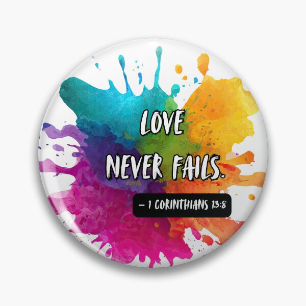 Item preview, Colourful splash - Love never fails designed and sold by The Tired Mamma.