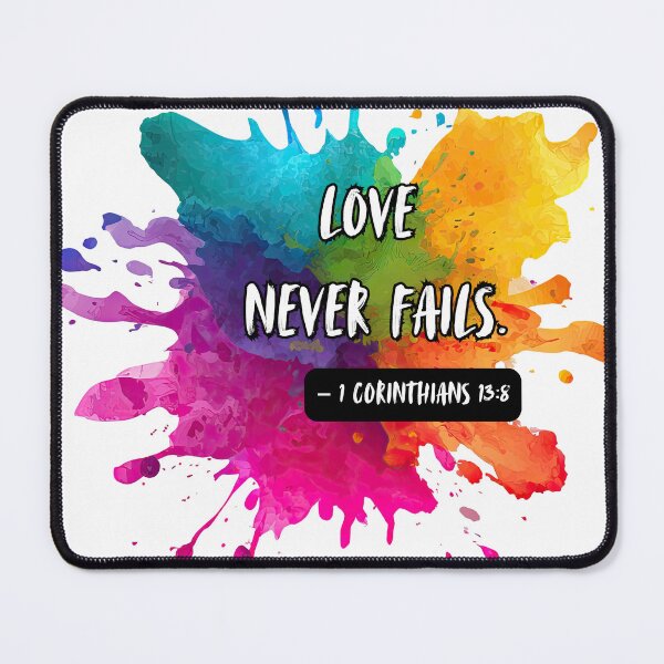 Item preview, Colourful splash - Love never fails designed and sold by The Tired Mamma.