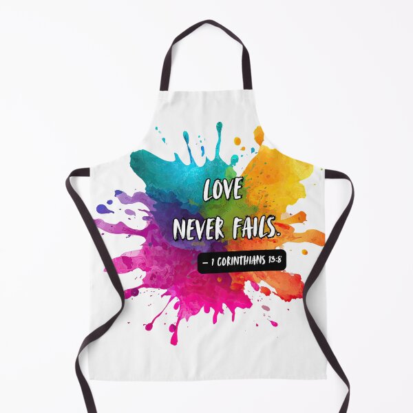 Item preview, Colourful splash - Love never fails designed and sold by The Tired Mamma.