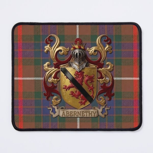 Item preview, Abernethy Coat of Arms and Fraser Hunting Tartan designed and sold by Kirrindy Designs.