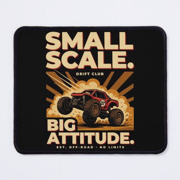 Item preview, Small Scale Big Attitude - RC Racing Vintage Retro designed and sold by No Excuses Supply.