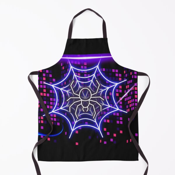 Item preview, Cyberpunk Neon Spider Web City - Glowing Retro Gaming Halloween Sticker designed and sold by alalame.