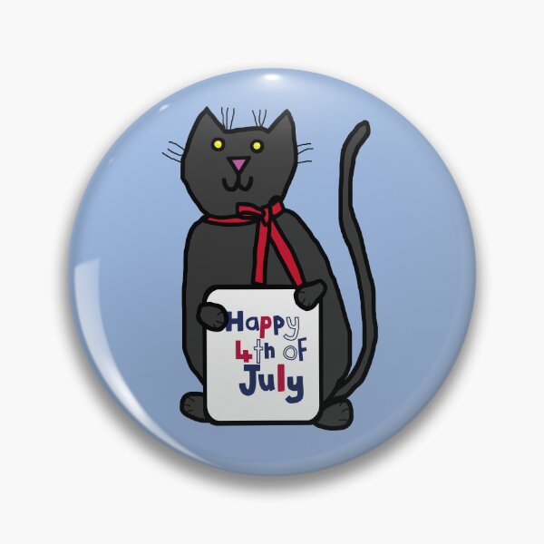 Item preview, Happy 4th of July says Cat designed and sold by ellenhenry.