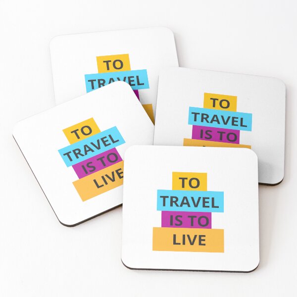 Item preview, TO TRAVEL IS TO LIVE designed and sold by Inspirationmotivation.