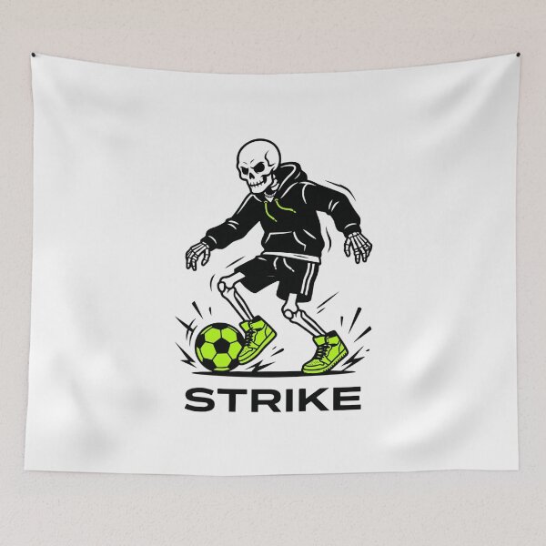 Item preview, Minimalist Neon Football Dribble Bone Player Hoodie designed and sold by Mr-wow.