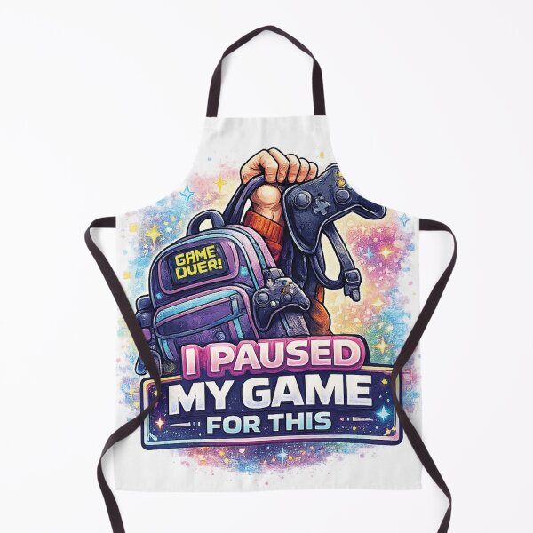 Item preview, I Paused My Game For This Funny Gamer Back To School Design designed and sold by mansourhamid.
