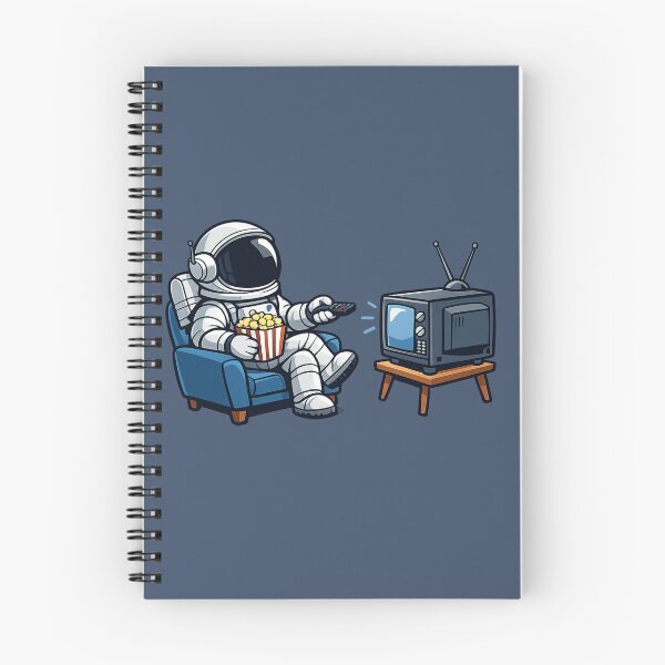 Item preview, Astronaut Watching TV designed and sold by BROHLine Studio.